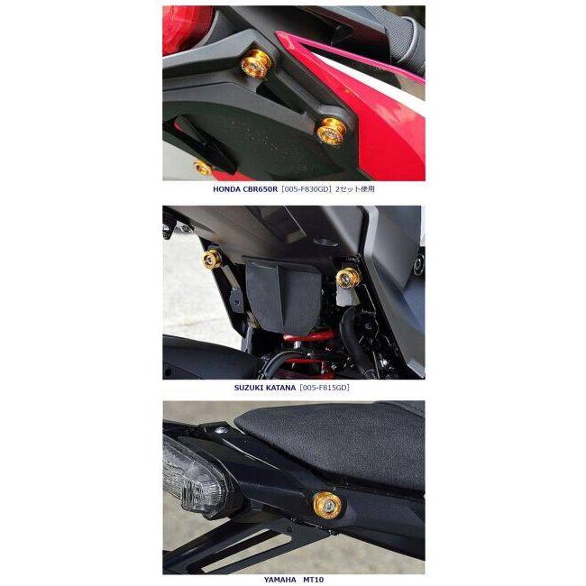 BABYFACE ベビーフェイス ソケットフランジ M8 Spoolタイプ 長さ：35 / カラー：ブルー CB1000F GPZ900R  GSXR1000R GSXR1000 外装 | babyface | 06