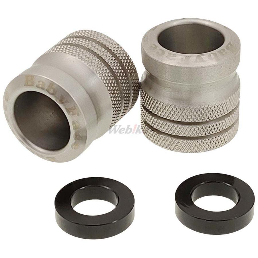 BABYFACE ベビーフェイス ハンドルバーエンド ロング カラー：ステンレス GSXR1000 SUZUKI スズキ バーエンド ハンドル | babyface