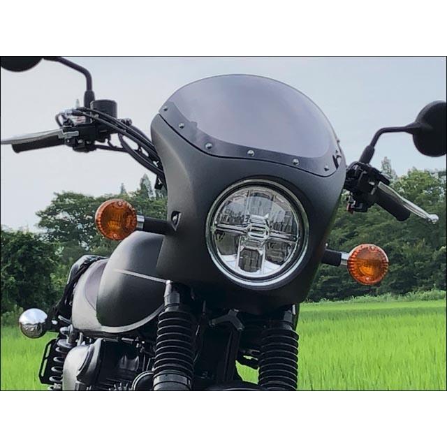 CHIC DESIGN シックデザイン ロードコメット クラシック スクリーンカラー：クリア / カラー：未塗装(黒ゲルコート) W800 STREET KAWASAKI カワサキ｜webike｜03