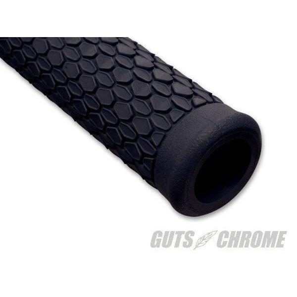 GUTS CHROME ガッツクローム HEX ラバーグリップ カラー：ブラック グリップ ハンドル | GUTS CHROME | 01