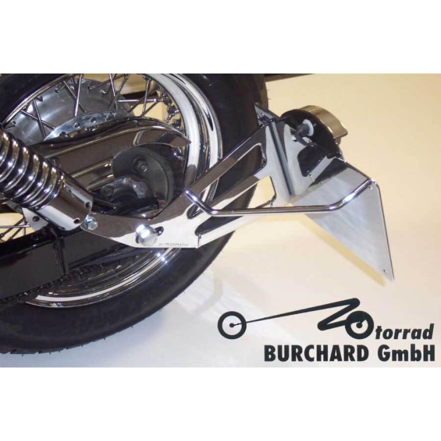 MOTORRAD BURCHARD MOTORRAD BURCHARD:モトラッド バーチャード サイドナンバーキット(TUV規格) Surface：Chrome / License Plate Size：165mm×200mm Finnland｜webike
