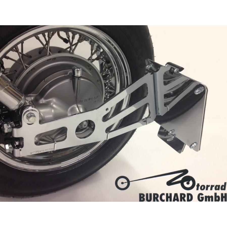 MOTORRAD BURCHARD MOTORRAD BURCHARD:モトラッド バーチャード サイドナンバーキット(TUV規格) Surface：Chrome / License Plate Size：175mm×175mm Italien｜webike