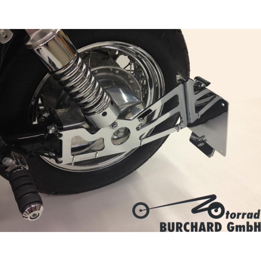 MOTORRAD BURCHARD MOTORRAD BURCHARD:モトラッド バーチャード サイドナンバーキット(TUV規格) Surface：Chrome / License Plate Size：180mm×140mm Schweiz｜webike