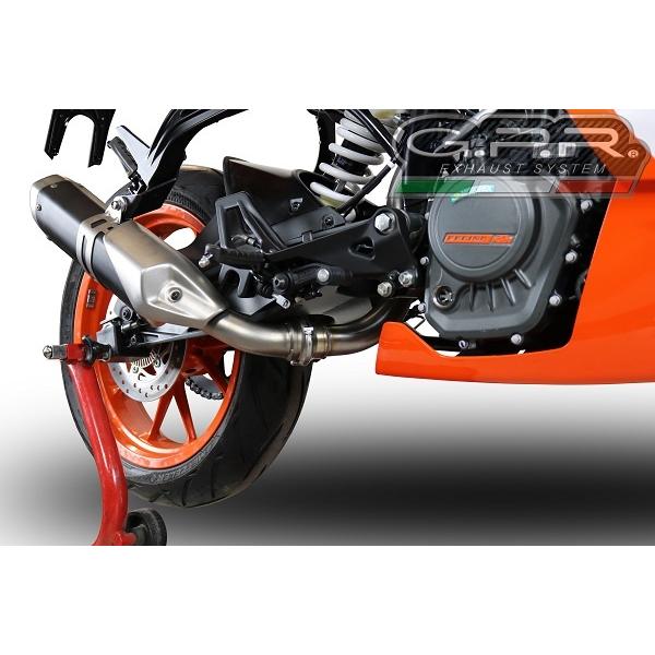 GPR ジーピーアール DECAT PIPE MANIFOLD RC 125 KTM エキゾーストパイプ マフラー