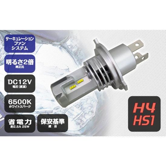 デルタダイレクト DELTA DIRECT MOTO LEDヘッド H4／HS1 6500k LED