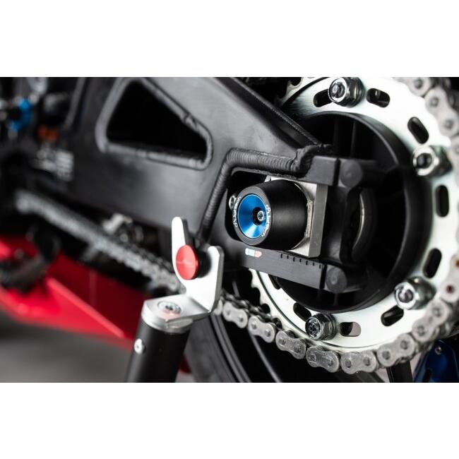 LighTech ライテック ホイール アクスル スライダー カラー：コバルト MT-10 YZF-R1M YZF-R1 YZF-R6 YAMAHA ヤマハ アクスルスライダー フレーム | LighTech | 04