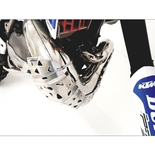 2013 KTM EXC125/2013 フサベルTE125 チャンバーガード P-TECH ピーテック スキッド+チャンバーガード TE250 TE300