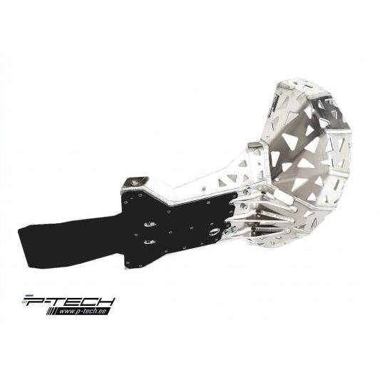 P-TECH ピーテック スキッド+チャンバーガード TE250 TE300 EXC250 