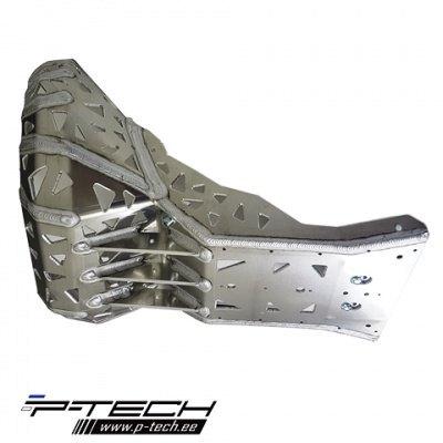 P-TECH ピーテック スキッド+チャンバーガード TE250 TE300 EXC250 