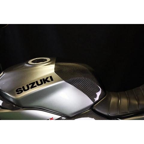 A-TECH エーテック タンクパッド タイプR タイプ：カーボンケプラー / クリアー塗装：なし SV650 SV650X SUZUKI スズキ タンク関連 外装 | A-TECH | 02