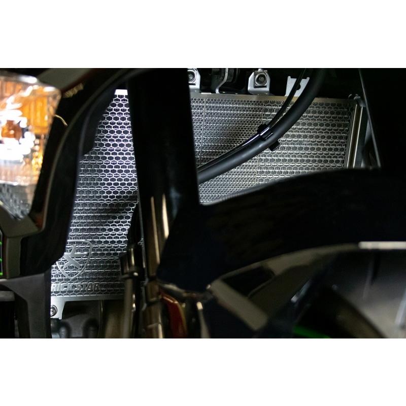 2021春夏新作】 TRICKSTAR TRICKSTAR:トリックスター ラジエターコアガード カラー：ブラックメッキ Ninja ZX-25R  tudosobreiot.com.br