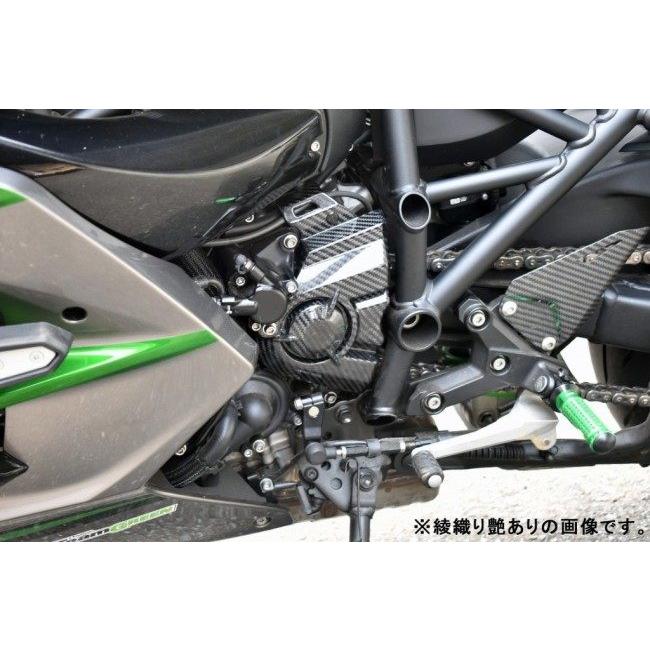 SPEEDRA（スピードラ） スプロケットカバー ドライカーボン タイプ：綾