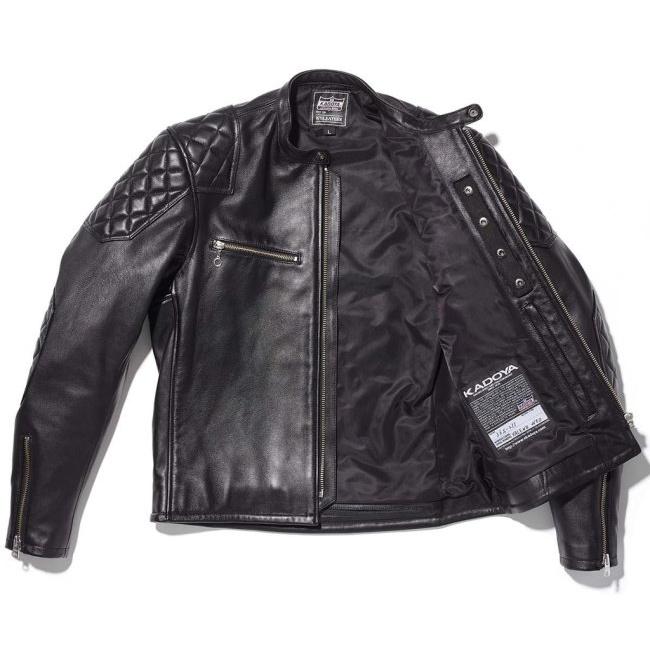 【美品】Lサイズ　VALENZ-NEO カドヤ　KADOYA シングルライダース カドヤ（KADOYA） VALENZ-NEO レザージャケット[K'S LEATHER] サイズ