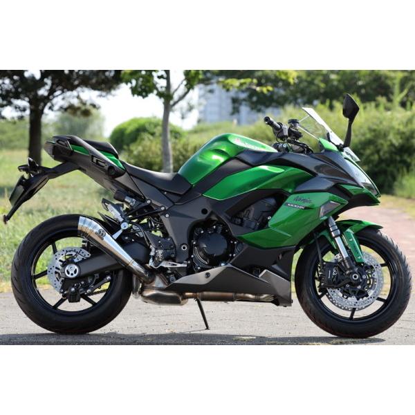 SP忠男 スペシャルパーツ忠男 POWER BOX(パワーボックス) TWO TAIL(ツーテール) 2本出し スリップオンマフラー カラー：ステンレス Ninja1000SX マフラーの画像