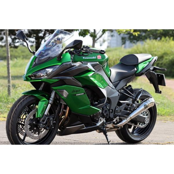 SP忠男 スペシャルパーツ忠男 POWER BOX(パワーボックス) TWO TAIL(ツーテール) 2本出し スリップオンマフラー カラー：ステンレス Ninja1000SX マフラーの画像