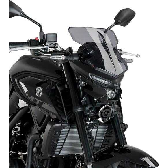 Puig プーチ ニュージェネレーションNKスクリーン(SPORT) カラー：スモーク MT-03 MT-25 YAMAHA ヤマハ スクリーン 外装