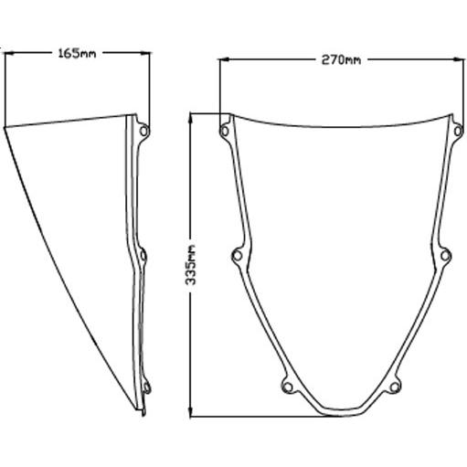 Puig（プーチ） レーシングスクリーン R-Racer カラー：スモーク