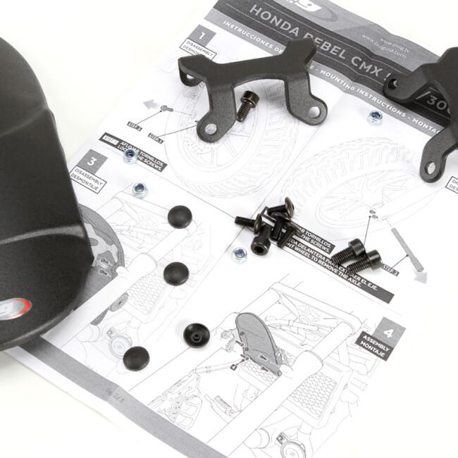 Puig プーチ フロントフェンダー(ショートタイプ) CMX 500 REBEL SE レブル 250 300 HONDA ホンダ フロントフェンダー フェンダー関連 外装_4