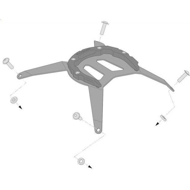 SW-MOTECH SWモテック PROタンクリング MT-03 MT-10 SP MT-125 XSR900GP XSR900 YZF-R125 YZF-R1 YZF-R3 YAMAHA ヤマハ バッグ・ボックス取り付けステー | SW-MOTECH | 02