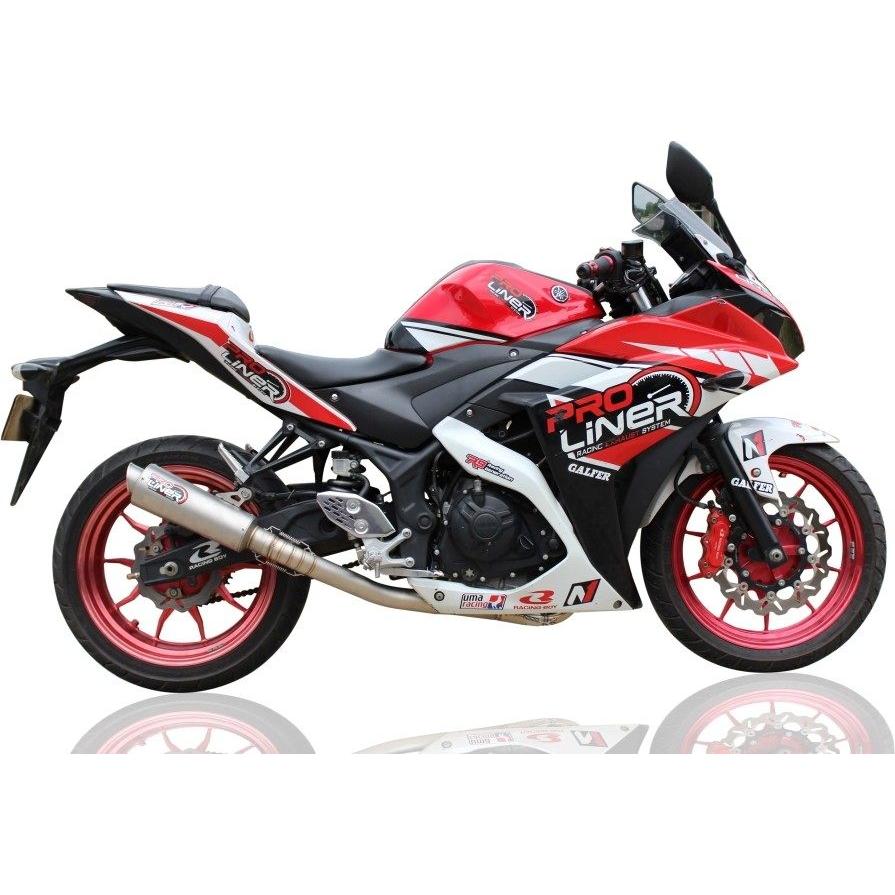 YZF-R25 MT-25 アクラポビッチ　レーシングライン　フルエキ　マフラー YZF-R25アクラポビッチ フルエキ マフラー レーシングライン
