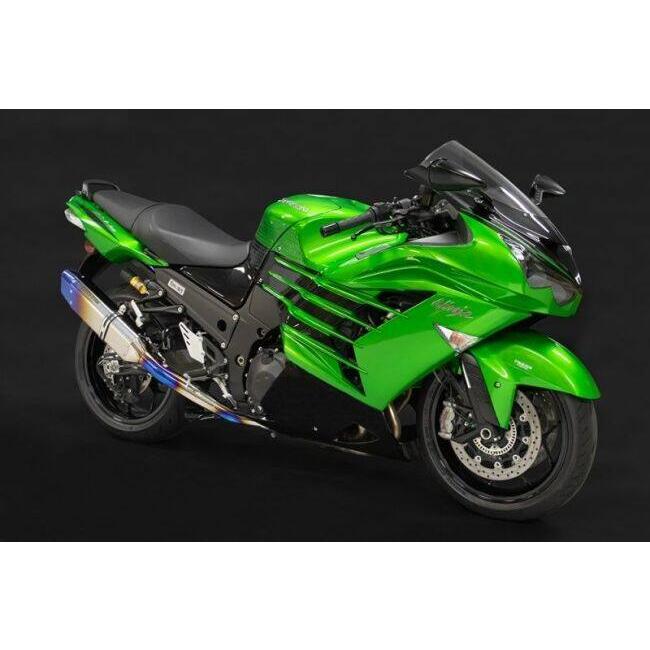 TRICKSTAR トリックスター 政府認証 デュアルスリップオンマフラーIKAZUCHI(イカヅチ) タイプ：IKAZUCHI焼きチタン Ninja ZX-14R KAWASAKI カワサキ マフラー | TRICK STAR | 02