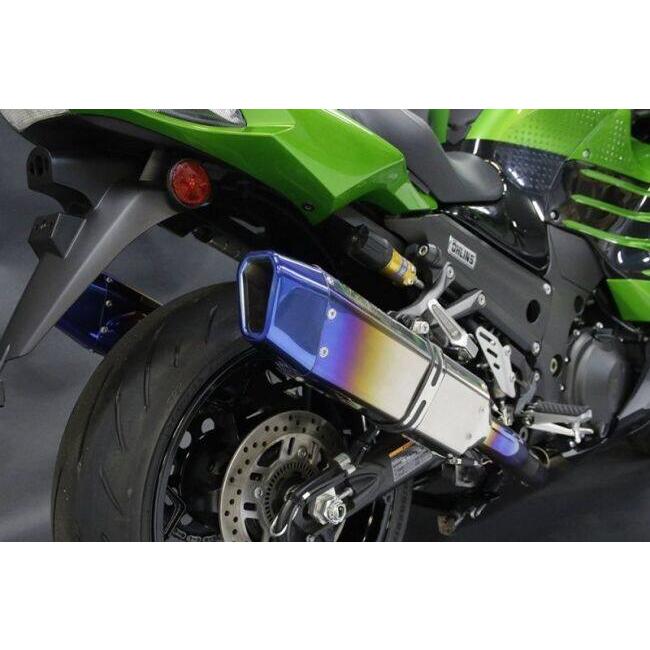 TRICKSTAR トリックスター 政府認証 デュアルスリップオンマフラーIKAZUCHI(イカヅチ) タイプ：IKAZUCHI焼きチタン Ninja ZX-14R KAWASAKI カワサキ マフラー | TRICK STAR | 03