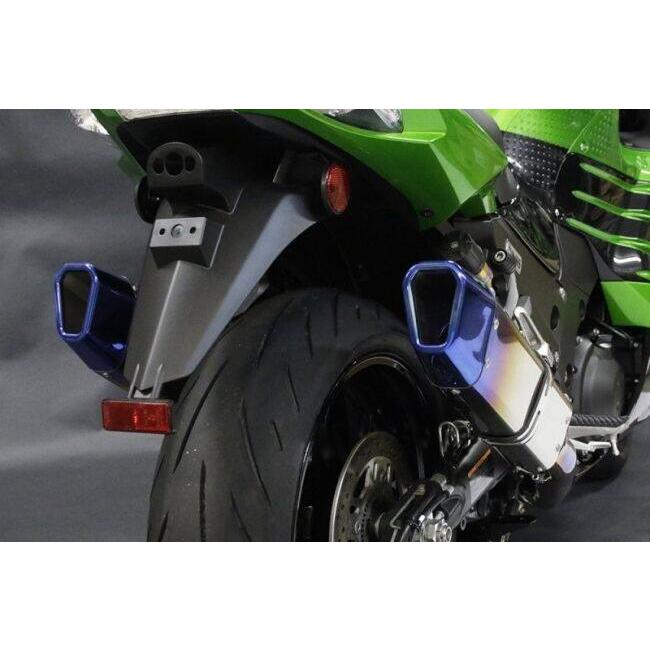 TRICKSTAR トリックスター 政府認証 デュアルスリップオンマフラーIKAZUCHI(イカヅチ) タイプ：IKAZUCHI焼きチタン Ninja ZX-14R KAWASAKI カワサキ マフラー | TRICK STAR | 04
