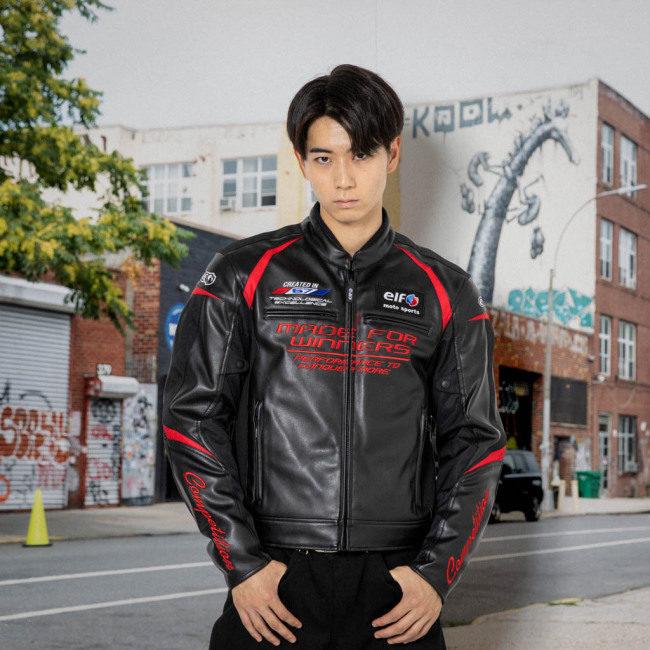 elf エルフ アパレル EJ-W108 Evoluzione PU Leather Jacket [エヴォ 