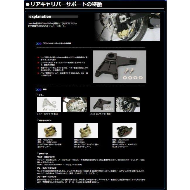 ACTIVE（アクティブ） リア キャリパーサポート (GALE SPEED／brembo
