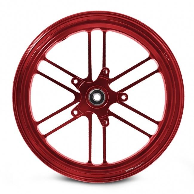 R.P.M アールピーエム 12インチ 12スポーク フロント鍛造ホイール／ディスクブレーキ カラー：2 グレー CYGNUS X NEW シグナスX YAMAHA ヤマハ ホイール 足回り
