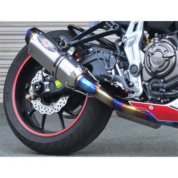 BEET ビート NASSERT(ナサート) Evolution TypeII フルエキゾーストマフラー サイレンサータイプ：メタルブラック MT-07 YAMAHA ヤマハ マフラーの画像