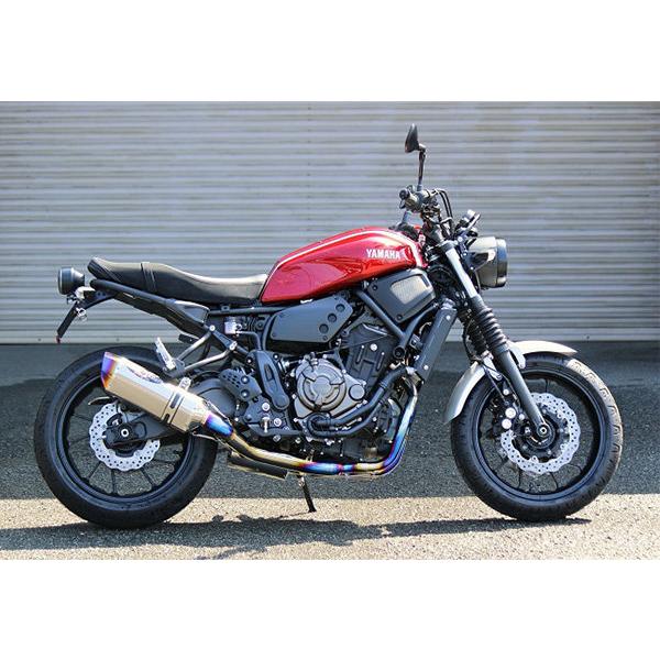 BEET ビート NASSERT(ナサート) Evolution TypeII フルエキゾーストマフラー サイレンサータイプ：メタルブラック XSR700 YAMAHA ヤマハ マフラーの画像