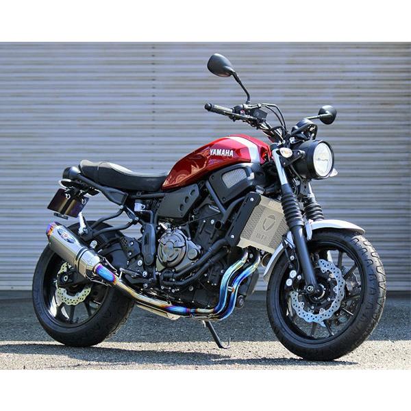 BEET ビート NASSERT(ナサート) Evolution TypeII フルエキゾーストマフラー サイレンサータイプ：メタルブラック XSR700 YAMAHA ヤマハ マフラーの画像