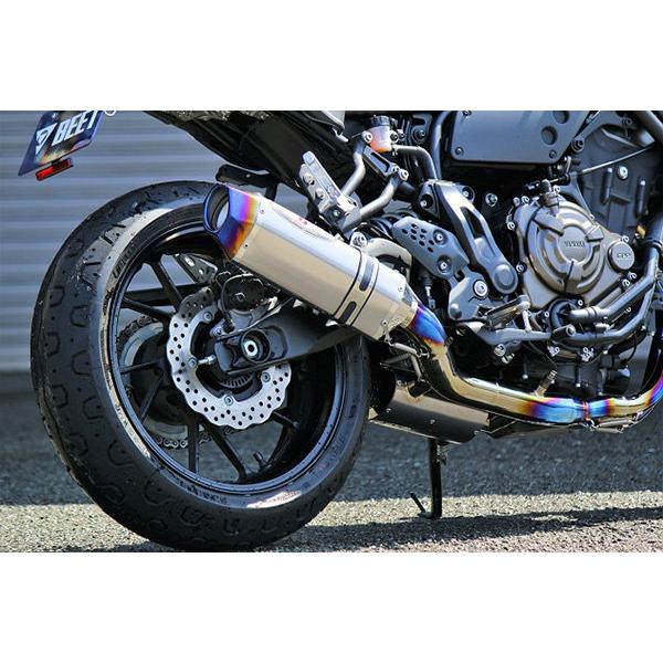 BEET ビート NASSERT(ナサート) Evolution TypeII フルエキゾーストマフラー サイレンサータイプ：メタルブラック XSR700 YAMAHA ヤマハ マフラーの画像