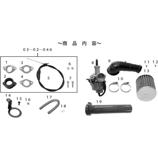 スペシャルパーツ武川 SP武川 SPタケガワ ケーヒン PD22 キャブレター
