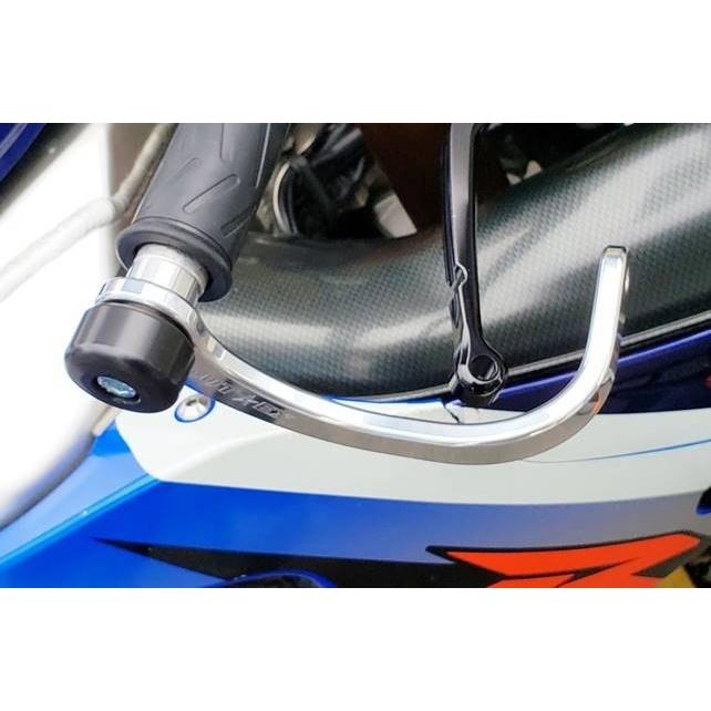 OUTEX アウテックス 振動吸収レバーガード カラー：バフ仕上げ / タイプ：削り出しワンピース板厚10mm ハンドル内径：17.3-20.2mm レバーガード ハンドルの画像
