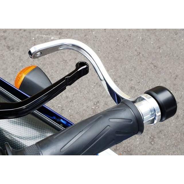 OUTEX アウテックス 振動吸収レバーガード カラー：バフ仕上げ / タイプ：削り出しワンピース板厚10mm ハンドル内径：19.5-22.5mm レバーガード ハンドルの画像