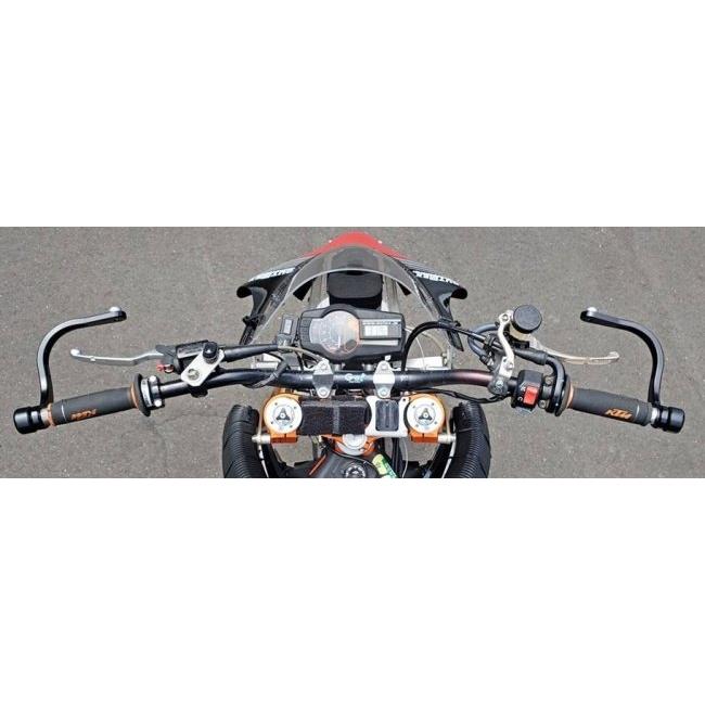 OUTEX アウテックス 振動吸収レバーガード カラー：ブラックアルマイト / タイプ：削り出しワンピース板厚10mm 軽量 ハンドル内径：17.3-20.2mm レバーガード | OUTEX | 03