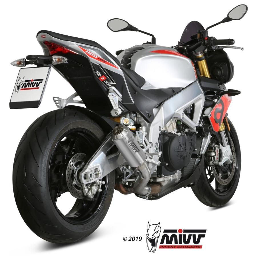 MIVV MIVV:ミヴ MK3 スリップオンマフラー TUONO V4 1100 :24293356