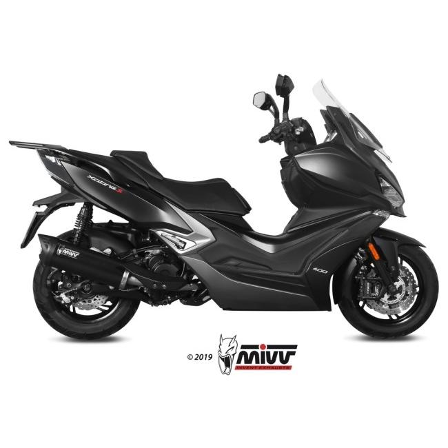 MIVV - ミヴ MOVER スリップオンマフラー XCITING 400i S KYMCO キムコ えり巻き