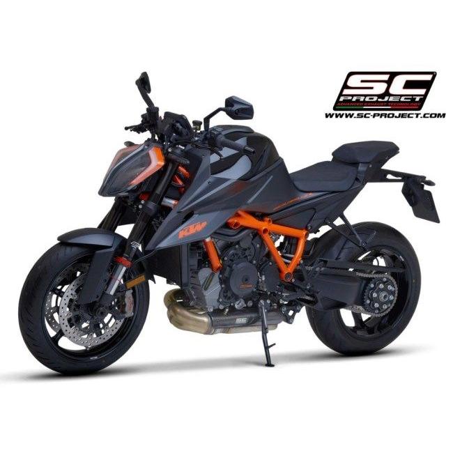 SC-PROJECT SCプロジェクト 純正キャタライザー用 カーボンプロテクションカバー 1290 SUPER DUKE R KTM マフラーガード・ヒートガード マフラー_5