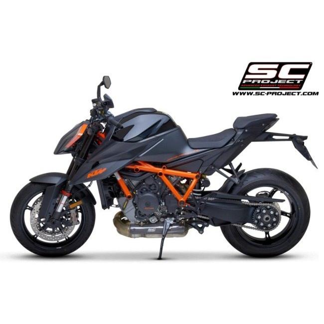 SC-PROJECT SCプロジェクト 純正キャタライザー用 カーボンプロテクションカバー 1290 SUPER DUKE R KTM マフラーガード・ヒートガード マフラー_6
