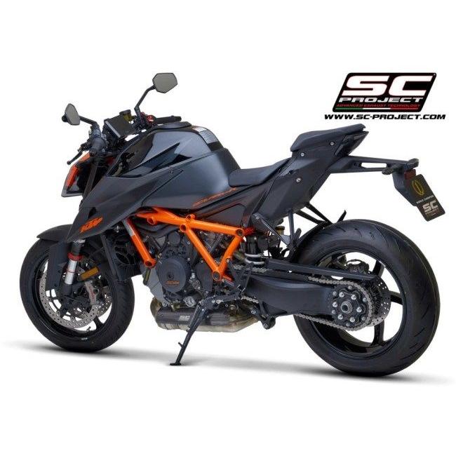 SC-PROJECT SCプロジェクト 純正キャタライザー用 カーボンプロテクションカバー 1290 SUPER DUKE R KTM マフラーガード・ヒートガード マフラー_7