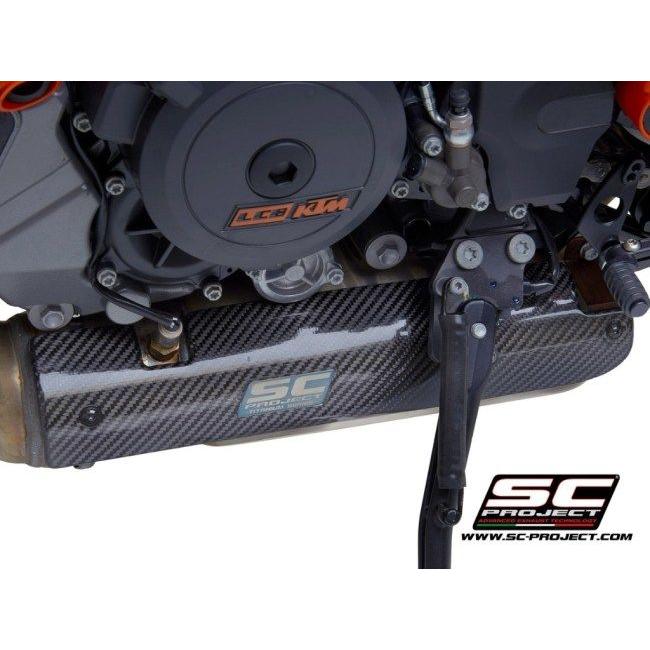SC-PROJECT SCプロジェクト 純正キャタライザー用 カーボンプロテクションカバー 1290 SUPER DUKE R KTM マフラーガード・ヒートガード マフラー_8