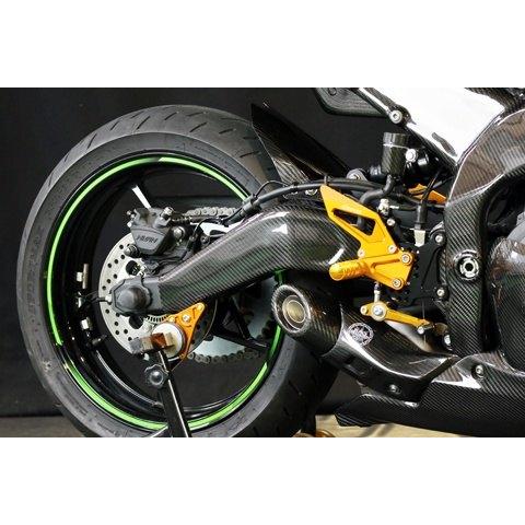 A-TECH エーテック スイングアームカバー タイプ：ドライカーボンケブラー(DCK)／クリア塗装済 ZX-25R KAWASAKI カワサキ 足回り | A-TECH | 02