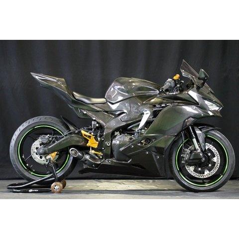 A-TECH エーテック スイングアームカバー タイプ：ドライカーボンケブラー(DCK)／クリア塗装済 ZX-25R KAWASAKI カワサキ 足回り | A-TECH | 05