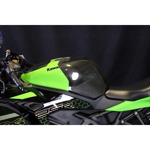 A-TECH エーテック タンクパッドタイプR タイプ：開繊ドライカーボン(KDC)／クリア塗装済 ZX-25R KAWASAKI カワサキ タンクカバー タンク関連 外装 | A-TECH | 03