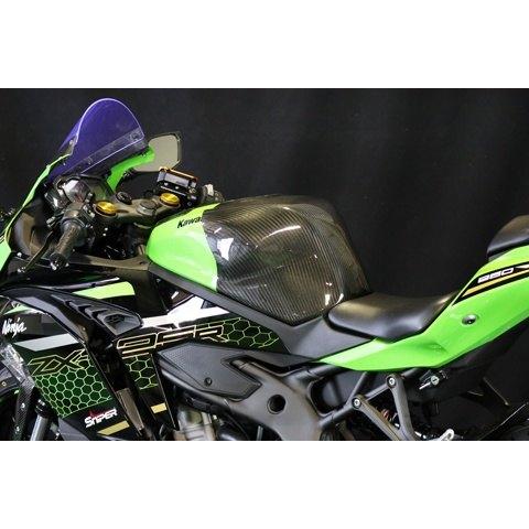A-TECH エーテック タンクパッドタイプR タイプ：開繊ドライカーボン(KDC)／クリア塗装済 ZX-25R KAWASAKI カワサキ タンクカバー タンク関連 外装 | A-TECH | 04