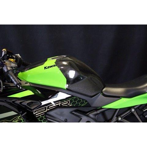 A-TECH エーテック タンクパッドタイプS タイプ：開繊ドライカーボン(KDC)／クリア塗装済 ZX-25R KAWASAKI カワサキ タンクカバー タンク関連 外装 | A-TECH | 03