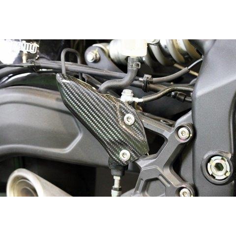 A-TECH エーテック ヒールガード タイプ：綾織ドライカーボン(DC)／クリア塗装済 ZX-25R KAWASAKI カワサキ ステップ 足回り | A-TECH | 03